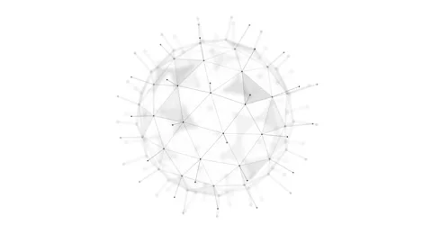 Abstract plexus sphere. Stock Footage 276332626