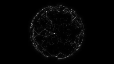 Abstract plexus sphere. Stock Footage 276834621