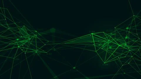 Abstract plexus structure connection concept, futuristic technological backgr Stock Illustration