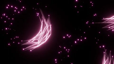Abstract Plexus Style Animation Stock Footage 268727607