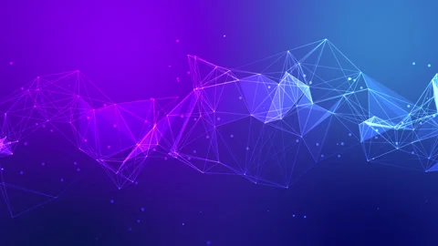 Abstract plexus technology background animation video 스톡 동영상 295277206