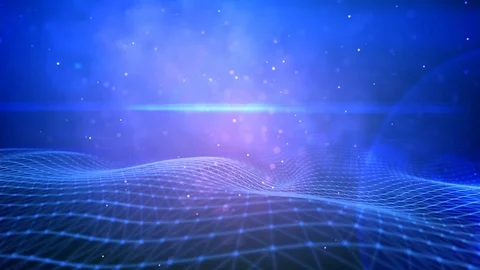 Abstract plexus technology background Stock Footage 89504271