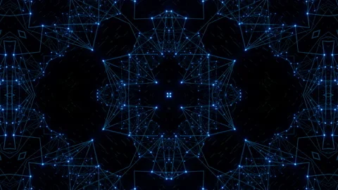 Abstract Plexus Technology Background Loop Stock Footage 162636890