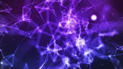 Abstract plexus technology blur Stock-Footage 106486928