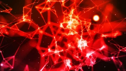Abstract plexus technology blur Stock-Footage 106519229