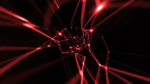 Abstract Plexus Technology Science And Engineering Background. 스톡 일러스트