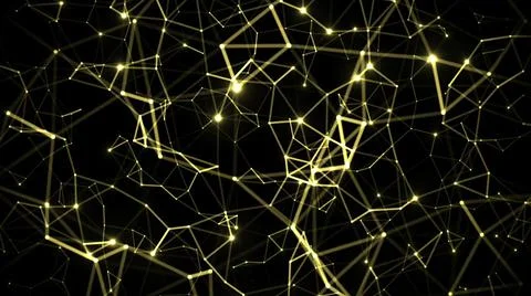 Abstract Plexus Technology Science And Engineering Stock Illustration