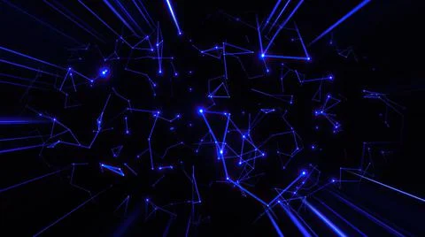 Abstract Plexus Technology Science And Engineering  Background 스톡 일러스트