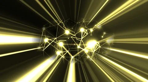 Abstract Plexus Technology Science And Engineering  Background 스톡 일러스트