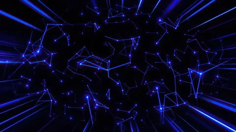 Abstract Plexus Technology Science And Engineering  Background 스톡 일러스트