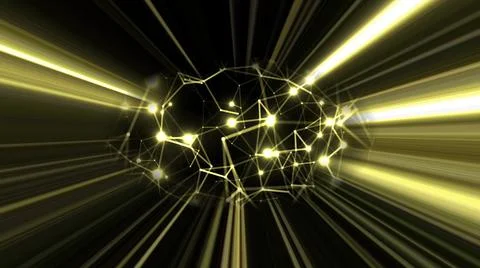 Abstract Plexus Technology Science And Engineering  Background 스톡 일러스트