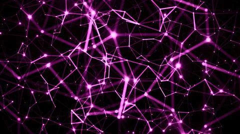 Abstract Plexus Technology Science And Engineering 3d illustration Stock Illustration