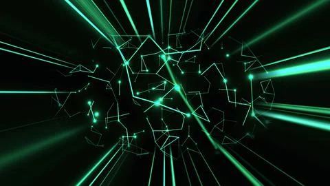 Abstract Plexus Technology Science And Engineering  Background Stockillustratie