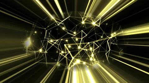 Abstract Plexus Technology Science And Engineering  Background Stock Illustration