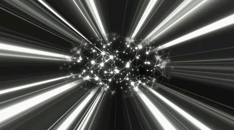 Abstract Plexus Technology Science And Engineering  Background 스톡 일러스트