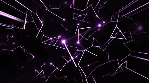 Abstract Plexus Technology Science And Engineering  Background 스톡 일러스트