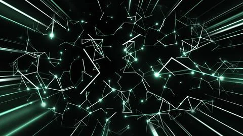 Abstract Plexus Technology Science And Engineering  Background Stock Illustration