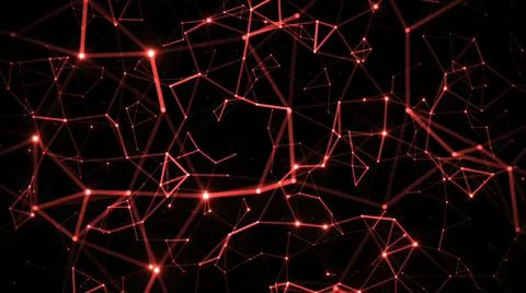 Abstract plexus technology science concept Stockillustratie