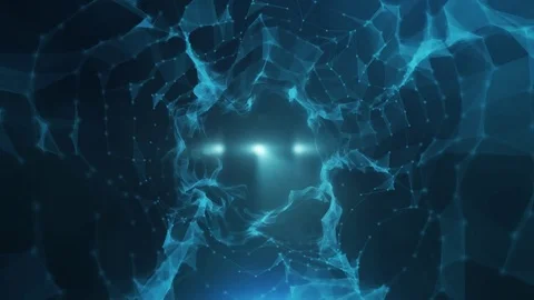 Abstract Plexus tunnel Stock-Footage 70757003