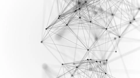 Abstract plexus web seamless background Illustration