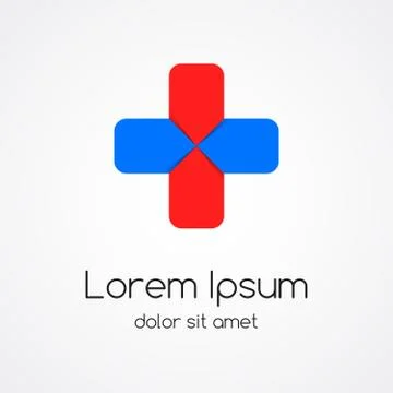 Abstract plus sign イラスト素材