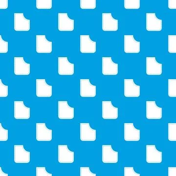 Abstract pocket pattern seamless blue Stock Illustration