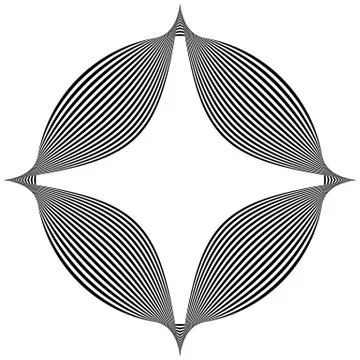 Abstract pointed element Stockillustratie