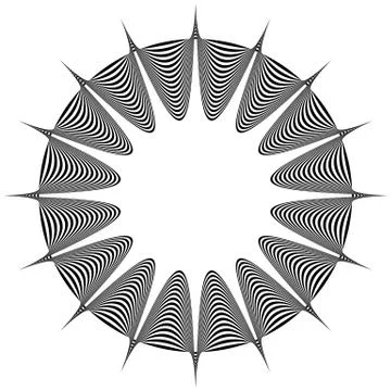 Abstract pointed element Stockillustratie