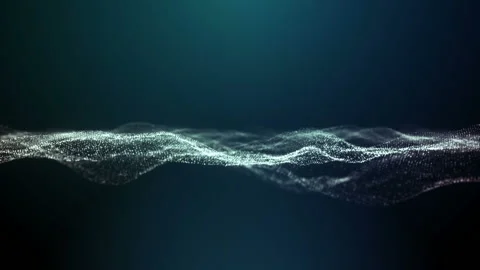 Abstract points rippled liquid defocused surface complex blue background loop Stock Footage 167511176