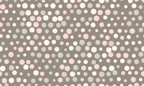 Abstract polka dot pattern with geometric circles, perfect for seamless tex.. Stock Illustration