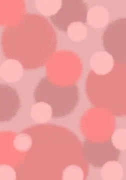 Abstract polka dot pattern on light pink background. Repeating texture. Stock Illustration