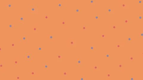 Abstract polka dot pattern with purple and pink circles 库存插图