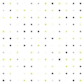Abstract polka dots background. Seamless cute geometric pattern of circles of Stock Illustration
