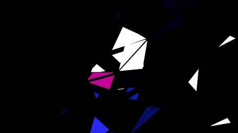 Abstract Poly 4K 03 Stock Footage 80484862