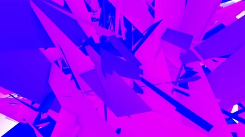 Abstract Poly 4K 04 Stock Footage 80484981