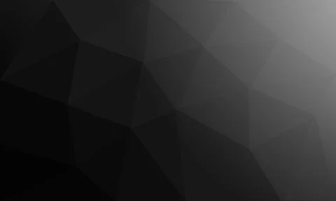 Abstract poly, polygon, background black style Stock Illustration