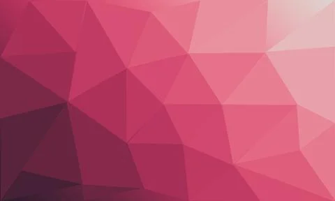 Abstract poly, polygon background pastel pacific pink style Stock Illustration