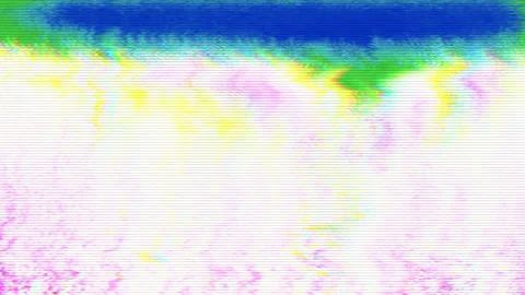 Abstract polychrome overlay. Data mosh concept, Computer generated animation. Stock Footage 147957336