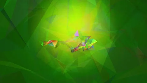 Abstract polygon animation multicolor pattern 4K smooth concept Stock Footage 162551430