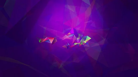 Abstract polygon animation multicolor pattern 4K smooth concept Stock Footage 162551804