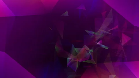 Abstract polygon animation multicolor pattern 4K smooth concept Stock Footage 162557197