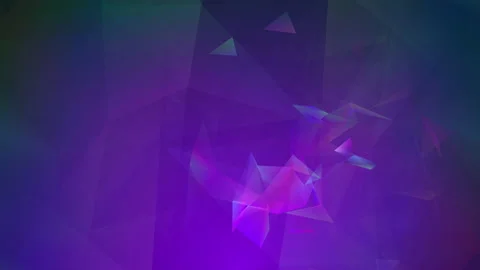 Abstract polygon animation multicolor pattern 4K smooth concept Stock Footage 162558432