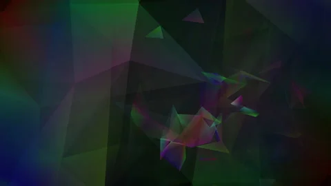 Abstract polygon animation multicolor pattern 4K smooth concept Stock Footage 162559117