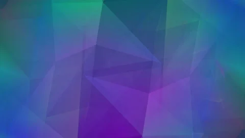 Abstract polygon animation multicolor pattern 4K smooth concept Stock Footage 162559758