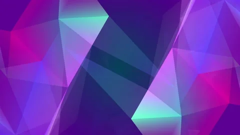Abstract polygon animation multicolor pattern 4K smooth concept Stock Footage 162560842