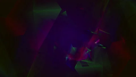 Abstract polygon animation multicolor pattern 4K smooth concept Stock Footage 162561472