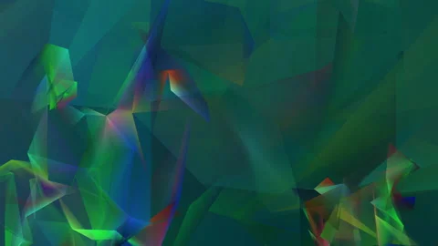 Abstract polygon animation multicolor pattern 4K smooth concept Video stock 162569750