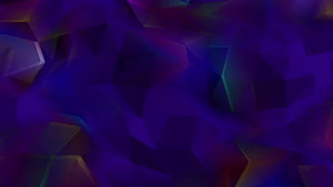 Abstract polygon animation multicolor pattern 4K smooth concept Stock Footage 162935130
