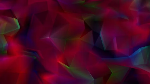 Abstract polygon animation multicolor pattern 4K smooth concept Stock Footage 162935148