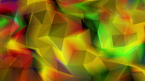 Abstract polygon animation multicolor pattern 4K smooth concept Stock Footage 162935852